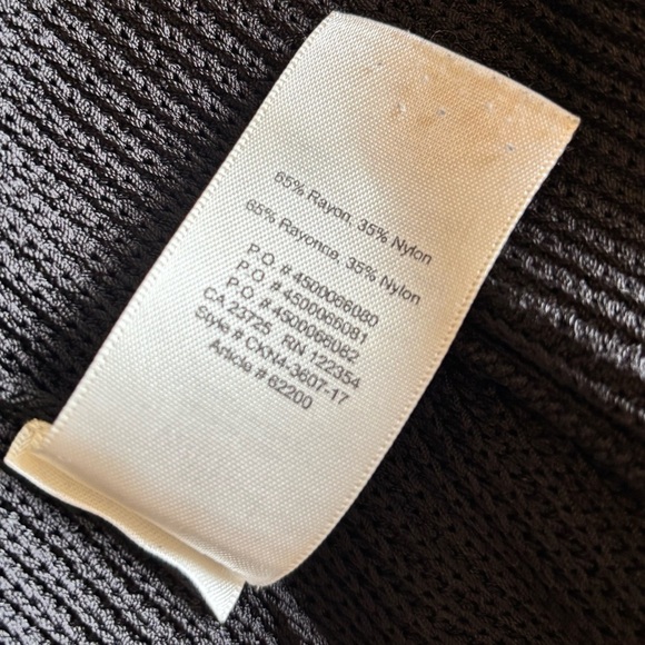 Wilfred Aritzia Black Knit Woven Crochet Layering Cardigan Robe Duster Sweater - Picture 7 of 15